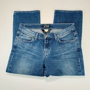 Lucky Brand jeans Classic Rider Crop jeans medium wash women size 8